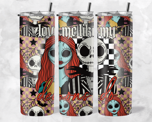 LIKE MY DEMONS TUMBLER WRAP - NO LICENSING REQUIRED - JANUARY 2025