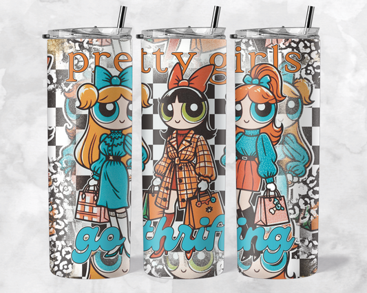 PRETTY GIRLS TUMBLER WRAP - NO LICENSING REQUIRED - JANUARY 2025