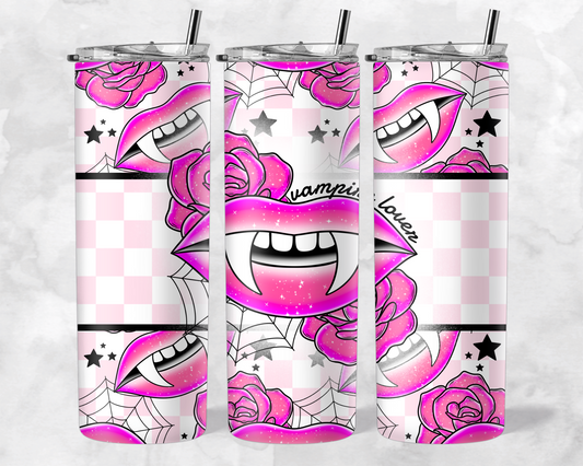 VAMPIRE LOVER PINK TUMBLER WRAP