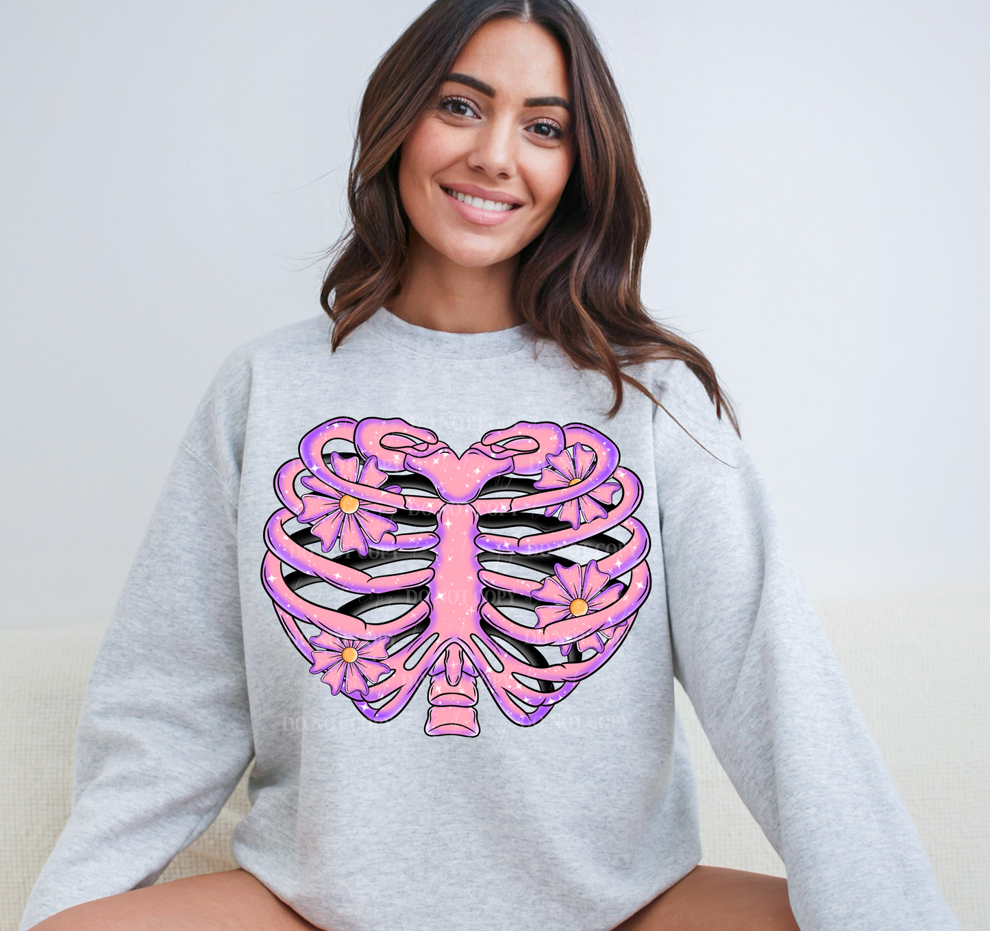 FLORAL RIBCAGE PNG