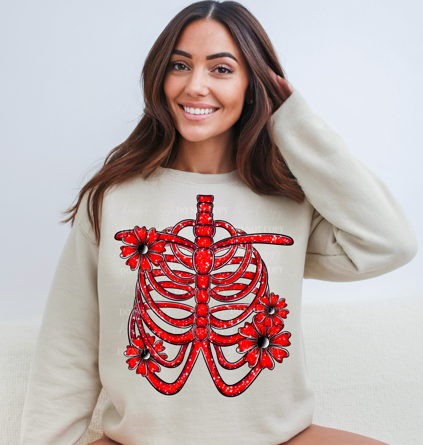 FLORAL RIBCAGE PNG