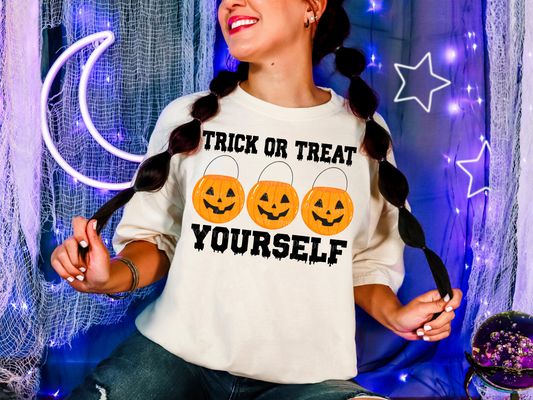 TRICK OR TREAT YOURSELF PNG