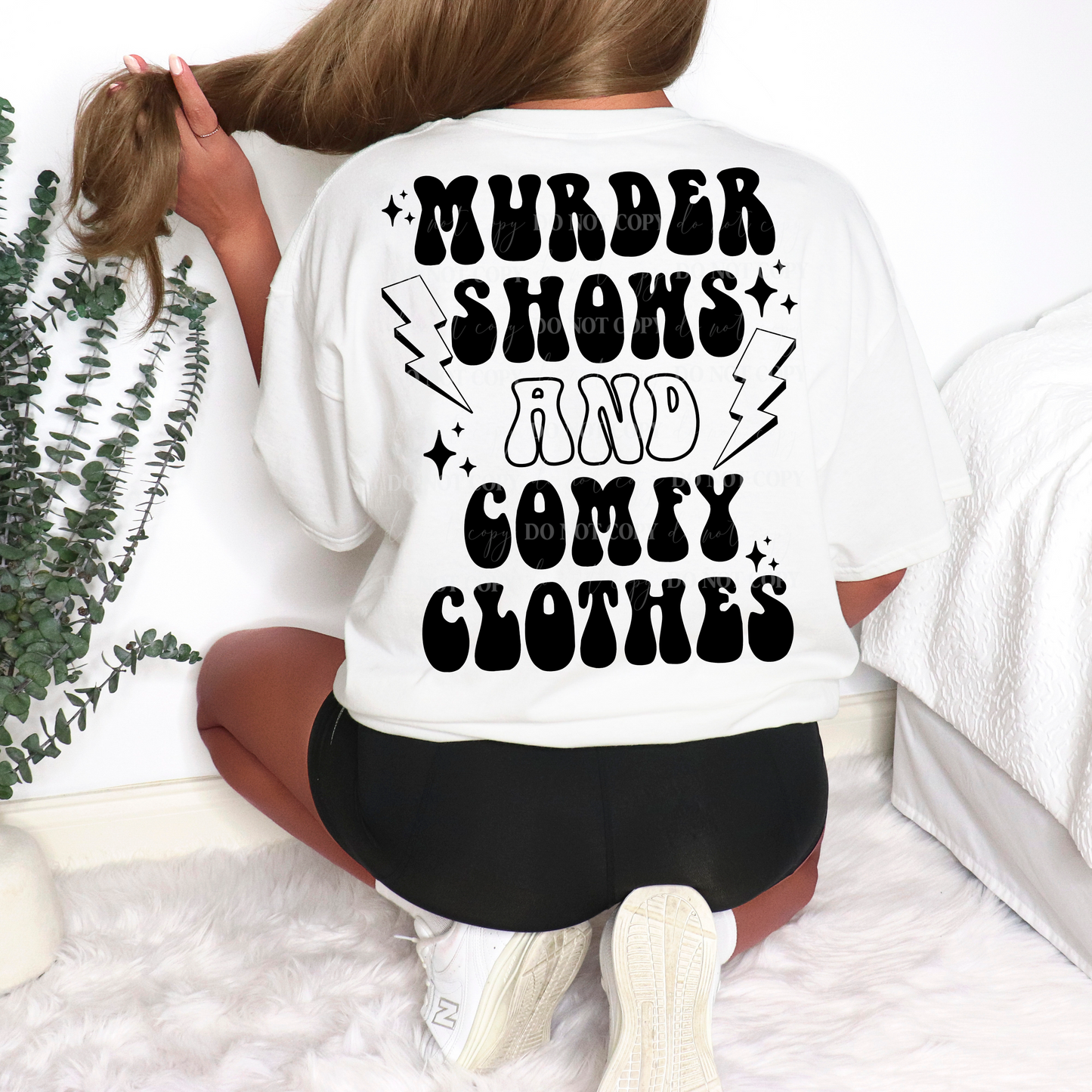 MURDER SHOWS & COMFY CLOTHES PNG