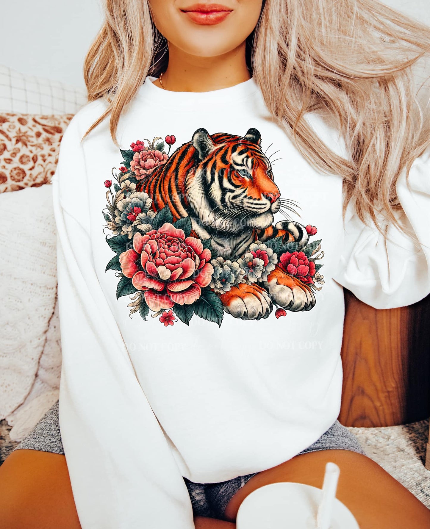 FLORAL TIGER  PNG